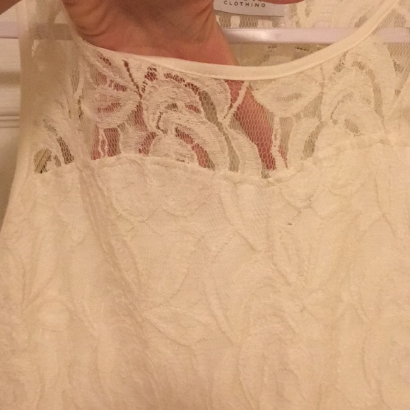 Coveted Clothing White Lace Dress Size Large - Picture 3 of 5